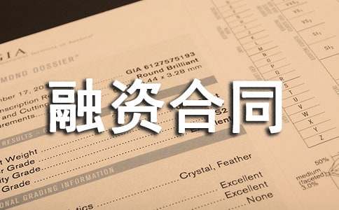 企業(yè)融資合同模板