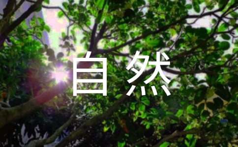 保護(hù)自然資源的建議書